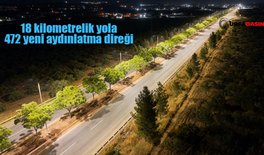 Şanlıurfa GAP Havalimanı Yolu, 65 Milyon Lira Yatırımla Aydınlandı