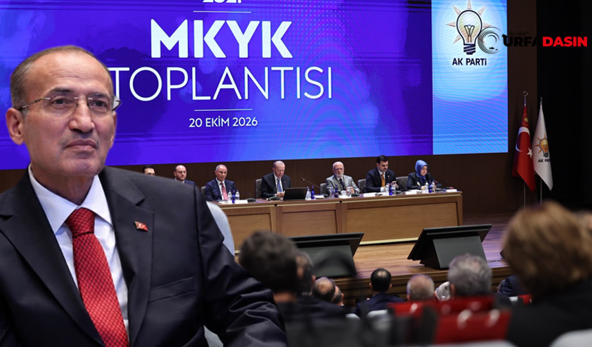 Bekir Bozdağ, Bundan Sonra AK Parti'nin Hem MKYK Hem de MYK Toplantısına Katılacak