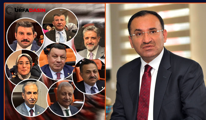 Şanlıurfa Milletvekillerinden, Bekir Bozdağ'a Yeni Görevinde Tebrik Mesajları