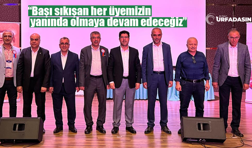 Eğitim-Bir-Sen Şanlıurfa Başkanı İbrahim Coşkun, Tüm Delegelerin Oyunu Alarak Başkan Seçildi
