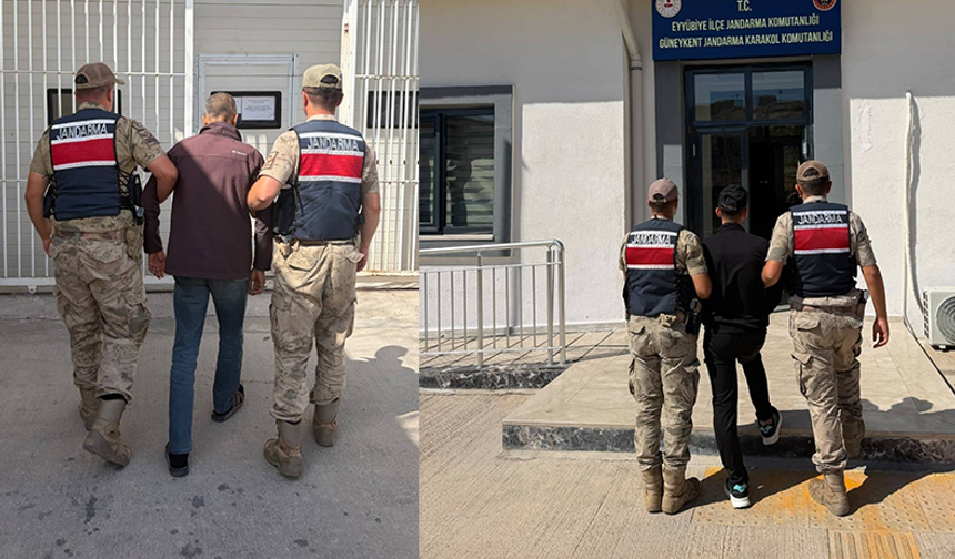 Şanlıurfa'da 26 Yıl ile 6 Yıl Hapis Cezası Bulunan 2 Suçlu Yakalandı