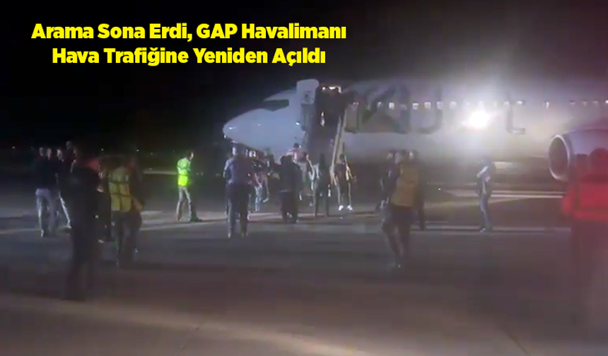Şanlıurfa Rahat Bir Nefes Aldı: Uçaktaki Bomba İhbarı Asılsız Çıktı