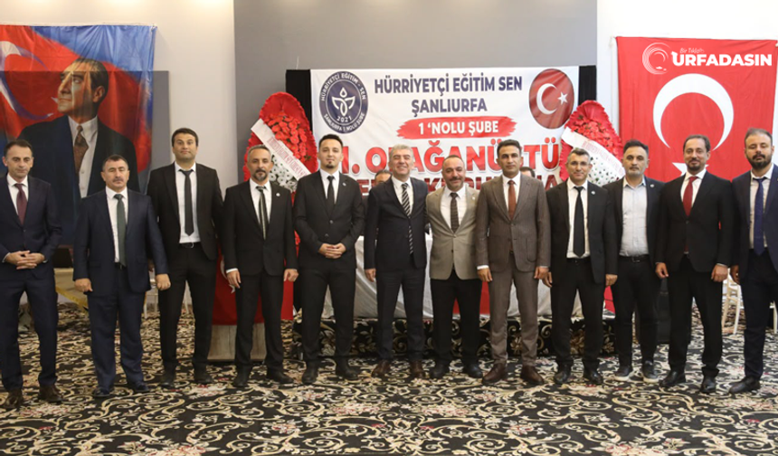 Hürriyetçi Eğitim-Sen Şanlıurfa Başkanı Mehmet Canbeyli Güven Tazeledi