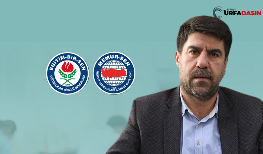Eğitim-Bir-Sen Şanlıurfa İl Başkanı İbrahim Coşkun'dan "Bu Böyle Biline!" Paylaşımı