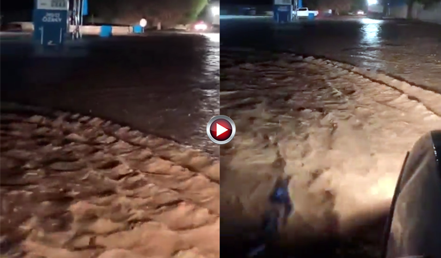 Şanlıurfa'da Yükselen Sular Sele Dönüştü