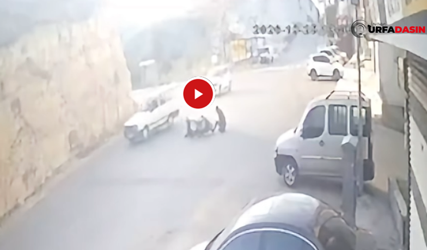 Şanlıurfa Birecik'te Motosiklet Kazası Kamerada