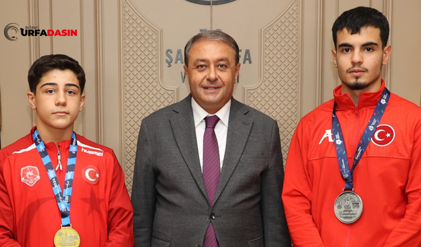 Şanlıurfa Valisi Şıldak Şampiyonları Ağırladı