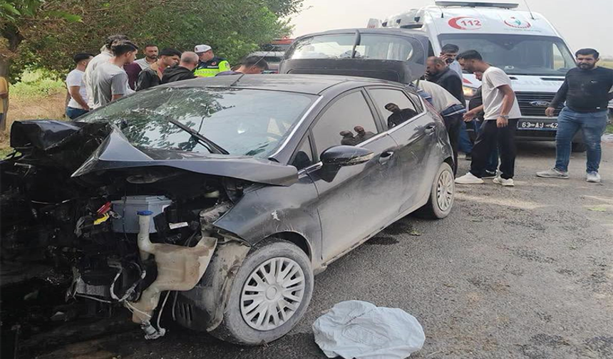 Şanlıurfa'da Otomobil Ağaca Çarptı, Hurdaya Döndü: 4 Yaralı