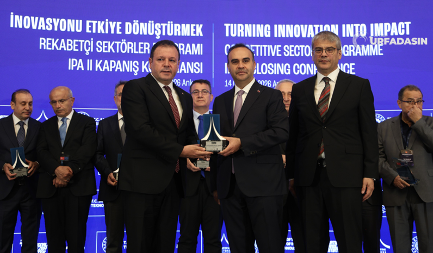 ŞUTSO’nun Gıda Analiz Merkezine Ödül Verildi