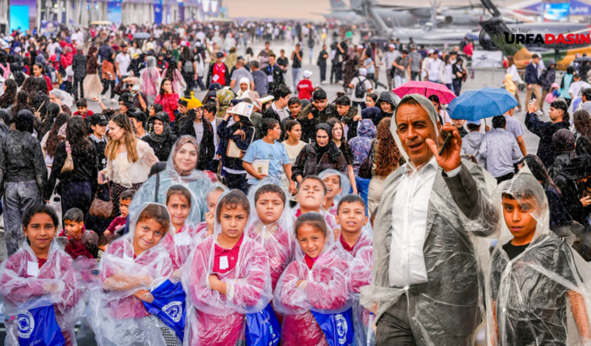 Şanlıurfalılar Yağmur Dinlemedi TEKNOFEST'e Akın Etti
