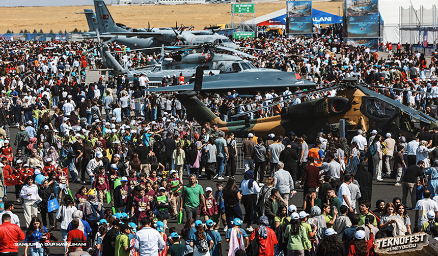 TEKNOFEST Şanlıurfa'da İğne Atsan Yere Düşmez