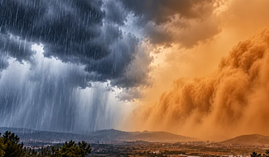 Meteorolojiden Şanlıurfa'ya Toz Taşınımı ve Sağanak Yağış Uyarısı