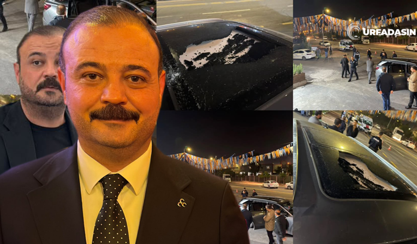 MHP Haliliye İlçe Başkanın İçinde Bulunduğu Araca Mermi İsabet Etti