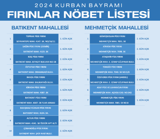 Fırın Nöbet Listesi2