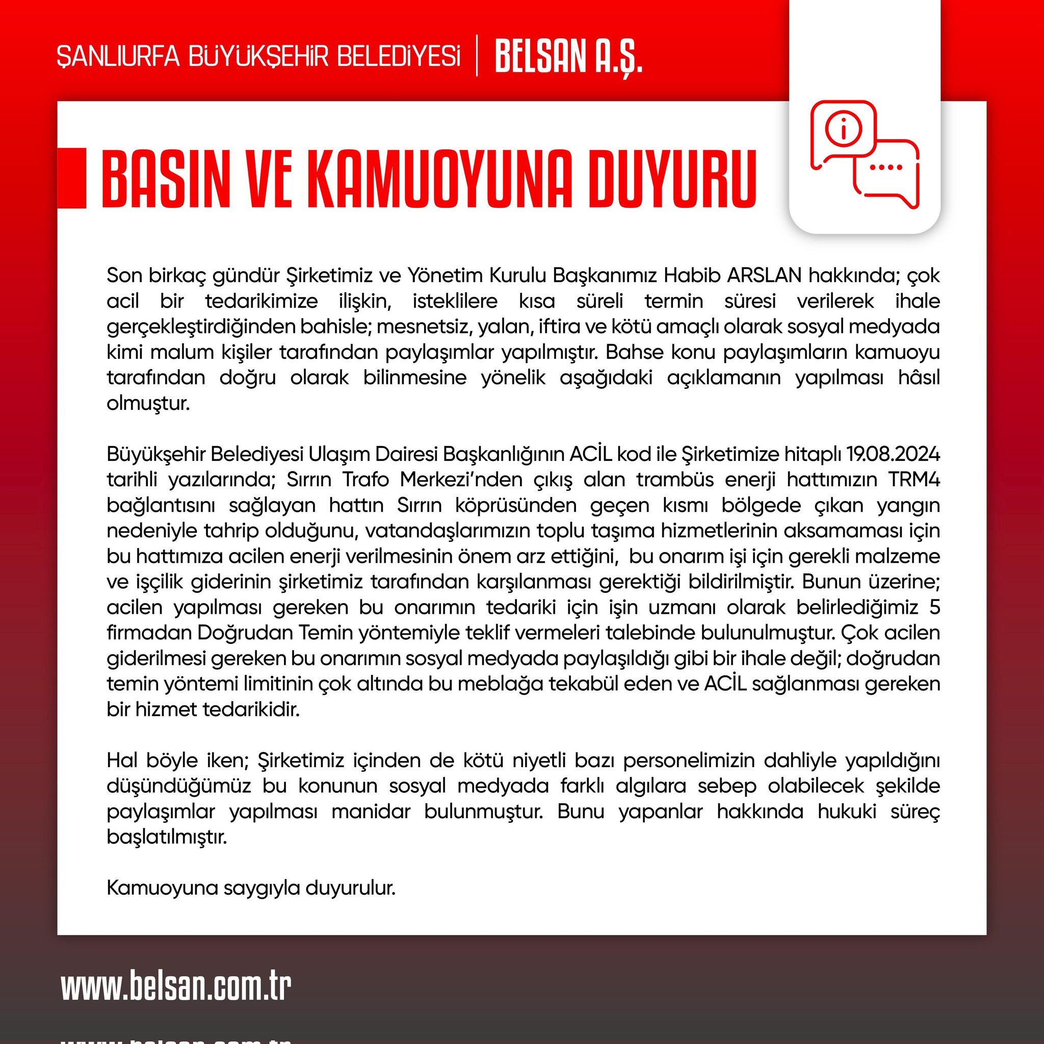 Belsan Açıklama