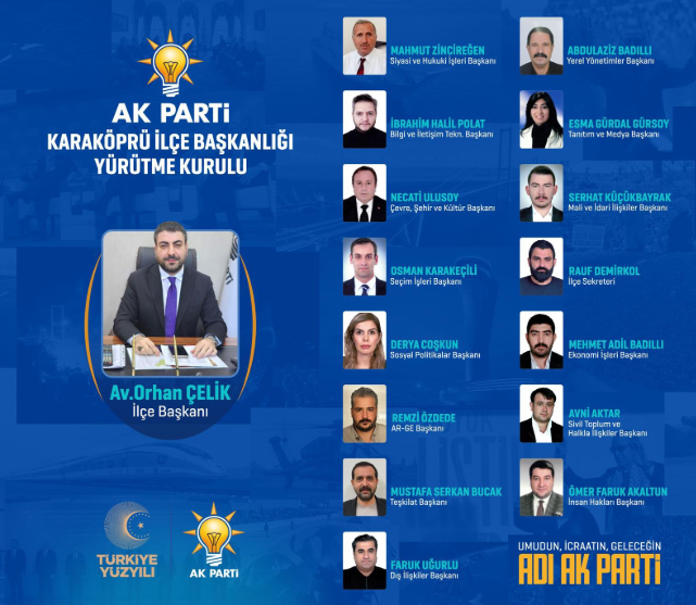 Ak Parti Karaköprü Ilçe Yönetim Kurulu