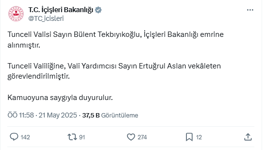 Tunceli Vali