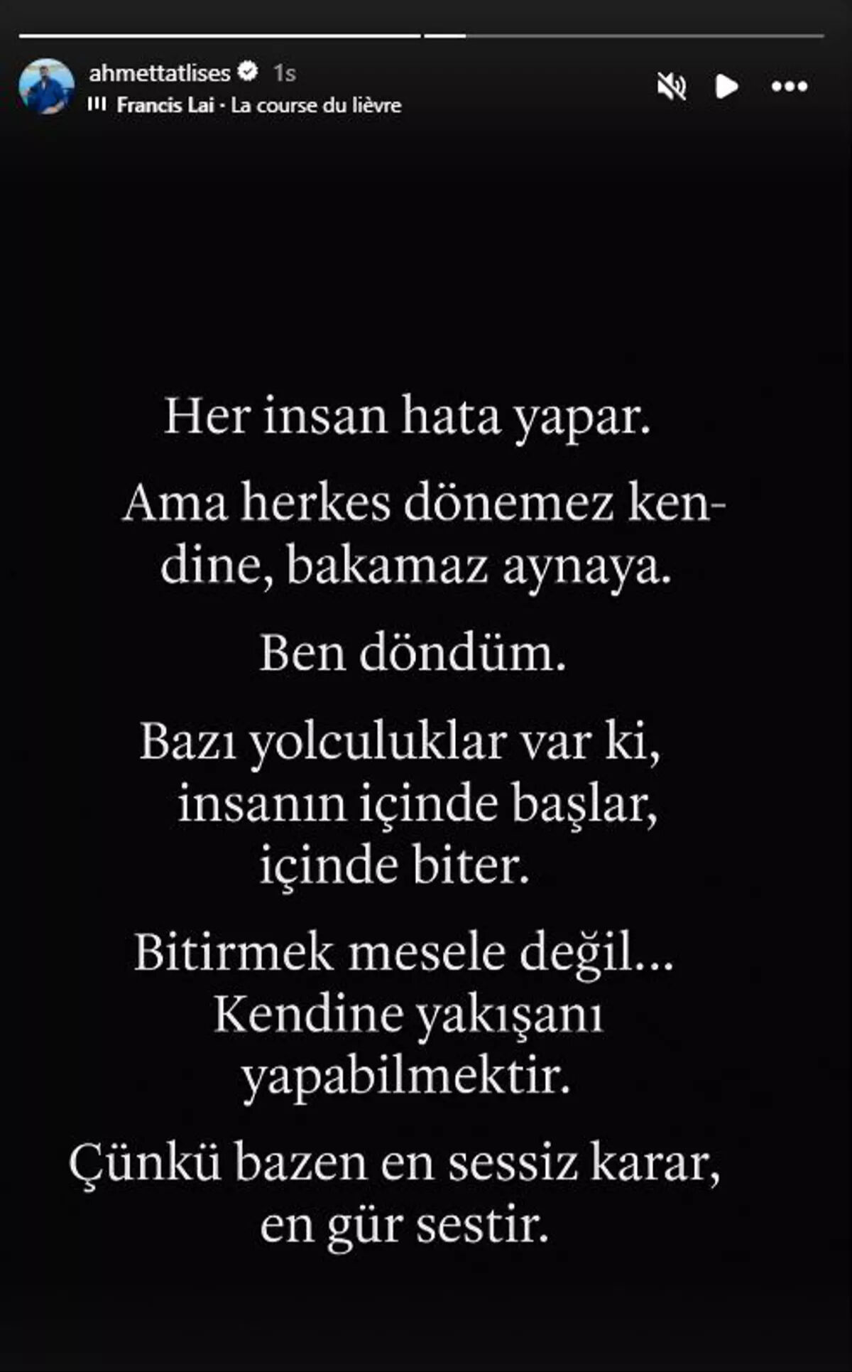 Ahmet Tatlıses Paylaşımı