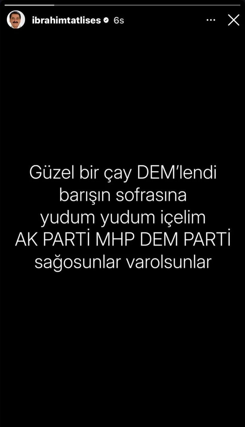 Tatlıses Güzel Bir Çay Demlendi