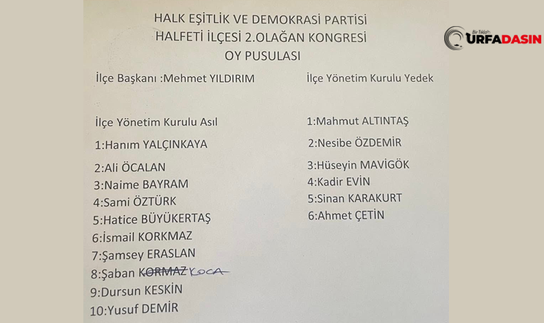 Dem Halfeti Yönetimi